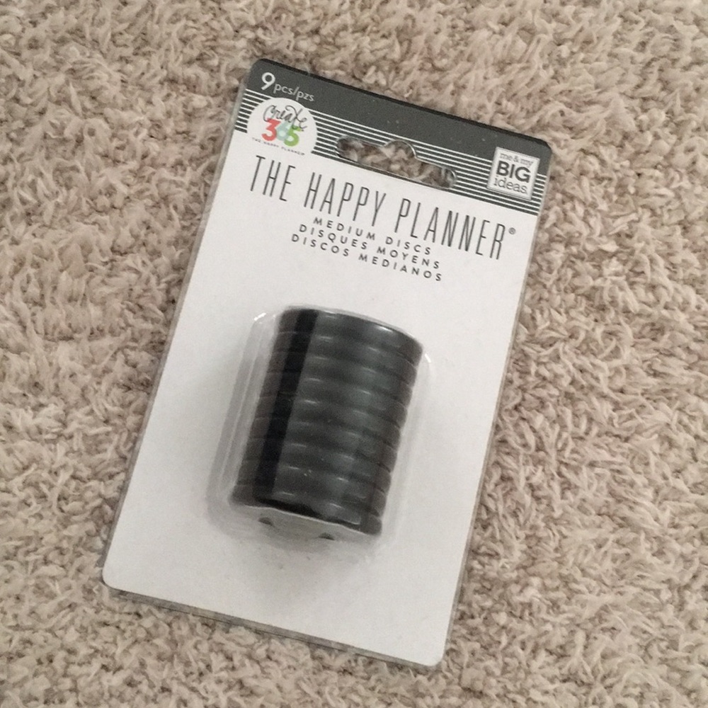 The Happy Planner Medium black discs  😺